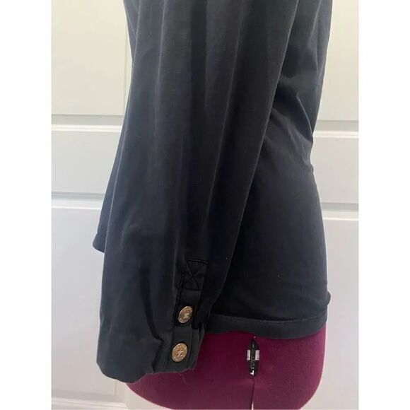 nautica black shoulder buttons long sleeve size XL - Picture 4 of 9